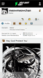 Mobile Screenshot of meowmeowchan.deviantart.com