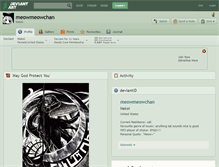 Tablet Screenshot of meowmeowchan.deviantart.com