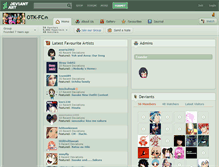 Tablet Screenshot of otk-fc.deviantart.com