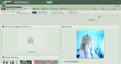 Desktop Screenshot of dutchgirlmaaike.deviantart.com
