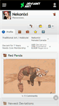 Mobile Screenshot of nekonixi.deviantart.com