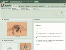 Tablet Screenshot of nekonixi.deviantart.com