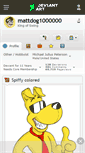 Mobile Screenshot of mattdog1000000.deviantart.com