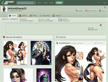 Tablet Screenshot of ishirinnohana25.deviantart.com