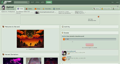 Desktop Screenshot of madved.deviantart.com