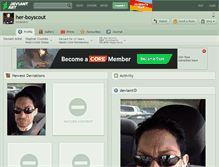 Tablet Screenshot of her-boyscout.deviantart.com