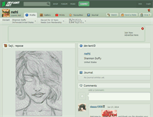 Tablet Screenshot of nehi.deviantart.com