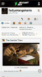 Mobile Screenshot of fadiyamangamania.deviantart.com
