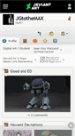 Mobile Screenshot of jgtothemax.deviantart.com