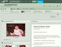 Tablet Screenshot of animepixieprincess.deviantart.com