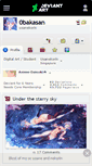 Mobile Screenshot of 0bakasan.deviantart.com