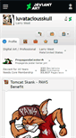 Mobile Screenshot of luvataciousskull.deviantart.com