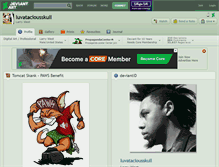 Tablet Screenshot of luvataciousskull.deviantart.com