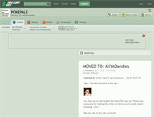 Tablet Screenshot of pokepalz.deviantart.com