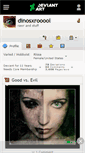 Mobile Screenshot of dinosxrooool.deviantart.com