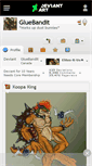 Mobile Screenshot of gluebandit.deviantart.com