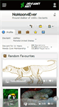 Mobile Screenshot of nomoon4ever.deviantart.com