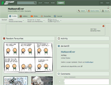 Tablet Screenshot of nomoon4ever.deviantart.com