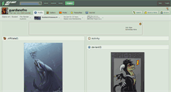 Desktop Screenshot of guardianofire.deviantart.com