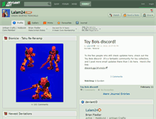 Tablet Screenshot of lalam24.deviantart.com