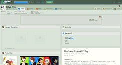 Desktop Screenshot of lillya-nya.deviantart.com