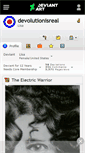 Mobile Screenshot of devolutionisreal.deviantart.com