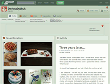 Tablet Screenshot of deviousdybbuk.deviantart.com