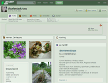 Tablet Screenshot of disorientedchaos.deviantart.com