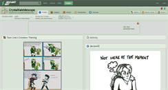 Desktop Screenshot of crystalkaleidescope.deviantart.com