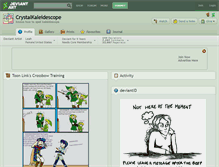 Tablet Screenshot of crystalkaleidescope.deviantart.com