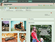 Tablet Screenshot of bigmammajen.deviantart.com