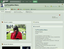 Tablet Screenshot of cutthroatkiss-hikaru.deviantart.com