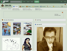 Tablet Screenshot of gabe-kai.deviantart.com