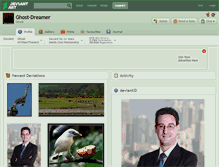 Tablet Screenshot of ghost-dreamer.deviantart.com