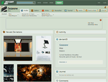 Tablet Screenshot of gozeone.deviantart.com
