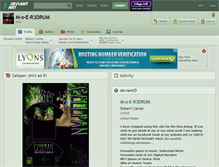 Tablet Screenshot of m-o-e-r3drum.deviantart.com