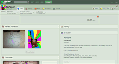 Desktop Screenshot of noplayer.deviantart.com
