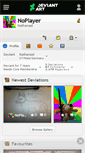Mobile Screenshot of noplayer.deviantart.com