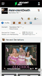 Mobile Screenshot of malevolentdeath.deviantart.com