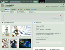 Tablet Screenshot of einherjar114.deviantart.com