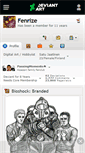 Mobile Screenshot of fenrize.deviantart.com