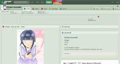 Desktop Screenshot of hinata-uzumaki.deviantart.com