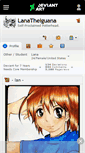 Mobile Screenshot of lanatheiguana.deviantart.com