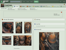 Tablet Screenshot of chadchase.deviantart.com