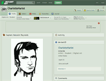 Tablet Screenshot of charlotteharlot.deviantart.com