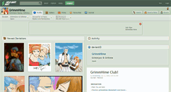 Desktop Screenshot of grimmhime.deviantart.com