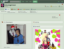 Tablet Screenshot of criss-angel-lover.deviantart.com