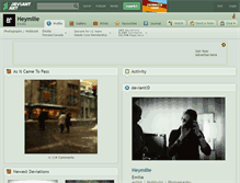 Tablet Screenshot of heymilie.deviantart.com