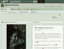 Tablet Screenshot of eightweeksyesterday.deviantart.com