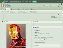 Tablet Screenshot of kemikly.deviantart.com